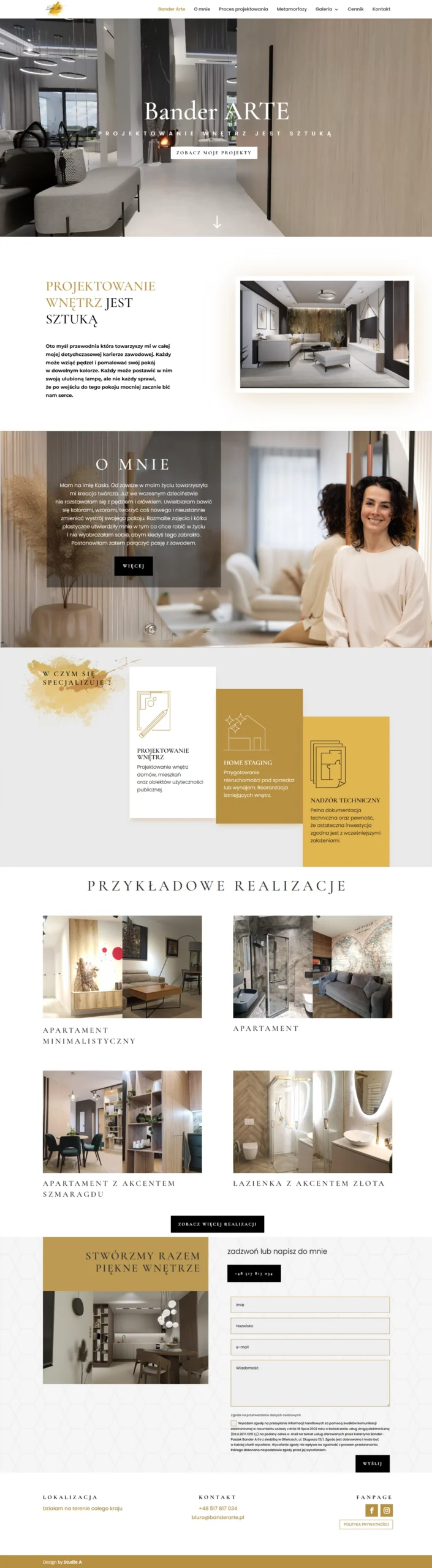 Web design Bander Arte